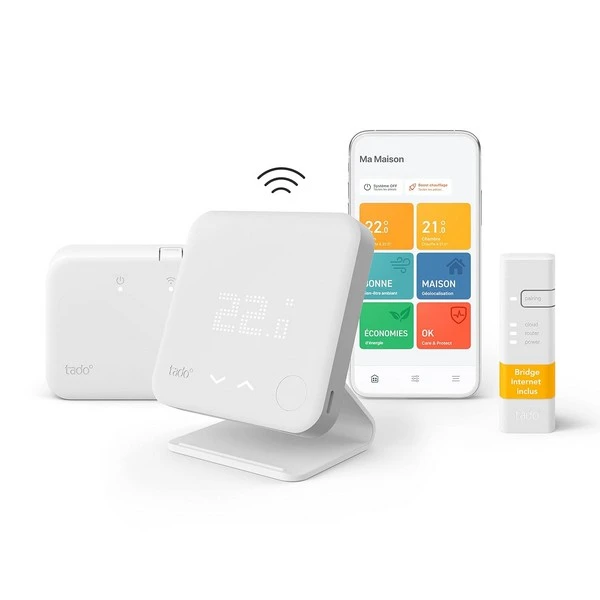 Thermostat connecté pour économie de chauffage
